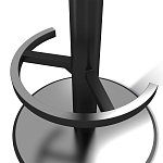 Барный стул вращающийся со спинкой Бежевый Велюр Vendramin Chair варинант исполнения - 5 | Loft Concept в Барнауле