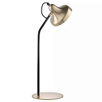 Настольная лампа с плафоном в форме купола в сочетании черного и золотистого цвета Minimalist Execution варинант исполнения - 3 | Loft Concept в Барнауле