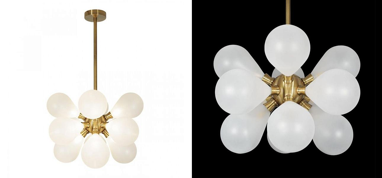 Люстра Simonet Chandelier White 50 см Люстра Simonet Chandelier White 50 см - Loft-Concept в Барнауле