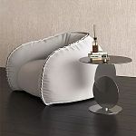 Дизайнерский журнальный стол с основанием из круглых элементов Lirod варинант исполнения - 2 | Loft Concept в Барнауле