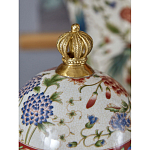 Шкатулка в форме яйца на величественных львах из фарфора с бронзовыми элементами Eden Garden варинант исполнения - 5 | Loft Concept в Барнауле