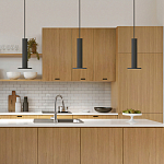 Подвесной светильник светодиодный черный Light Durability варинант исполнения - 1 | Loft Concept в Барнауле