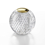 Настольная лампа с прозрачным шарообразным плафоном на цилиндрической подставке Crystal Globule варинант исполнения - 2 | Loft Concept в Барнауле