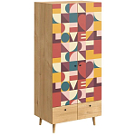 Шкаф с принтом The rebus of love варинант исполнения - 1 | Loft Concept в Барнауле