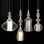 Подвесной светильник Wire Dream Pendant 2 Белый варинант исполнения - 1 | Loft Concept в Барнауле