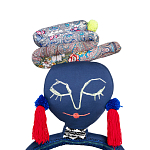 Кукла из одежды и павлопосадских платков Rusalka Blue Jeans варинант исполнения - 2 | Loft Concept в Барнауле