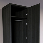 Узкий Шкаф Primo с 2 выдвижными ящиками Черный дуб варинант исполнения - 6 | Loft Concept в Барнауле