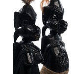 Комплект из 2-х деревянных статуэток Asmat Statuettes Black варинант исполнения - 6 | Loft Concept в Барнауле