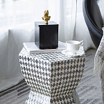 Мраморная шкатулка с бюстом из металла KELLY WEARSTLER варинант исполнения - 11 | Loft Concept в Барнауле