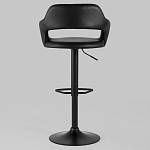 Барный стул черного цвета Strohach варинант исполнения - 4 | Loft Concept в Барнауле