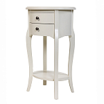 Белая тумба на фигурных ножках Shelby варинант исполнения - 2 | Loft Concept в Барнауле