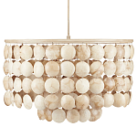 Люстра с каскадом из круглых декоративных элементов Texture Discs варинант исполнения - 3 | Loft Concept в Барнауле