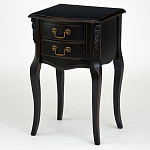 Тумба прикроватная из массива березы с 2-мя ящиками в стиле прованс Vintage варинант исполнения - 2 | Loft Concept в Барнауле