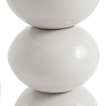 Приставной столик белого цвета Bead варинант исполнения - 2 | Loft Concept в Барнауле