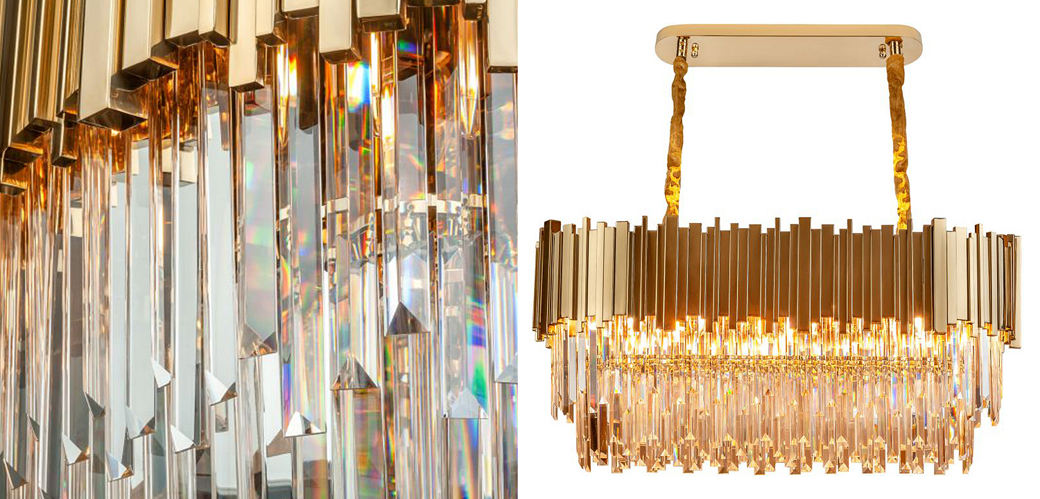 Большая многоярусная люстра Cascade Glass Metal Luxxu Chandelier 100 Большая многоярусная люстра Cascade Glass Metal Luxxu Chandelier 100 - Loft-Concept в Барнауле