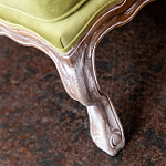 Диван из натурального бука бежевый с изображением птиц и цветов Beige Green Chinoiserie Garden Sofa варинант исполнения - 6 | Loft Concept в Барнауле