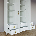 Большой шкаф с витриной Elsa Dreams White варинант исполнения - 3 | Loft Concept в Барнауле