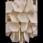 Люстра с фигурными подвесками из натурального камня Glowing Spheres варинант исполнения - 5 | Loft Concept в Барнауле