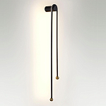 Бра черного цвета с изогнутым плафоном Luke Lampco Tracer Lamp варинант исполнения - 4 | Loft Concept в Барнауле