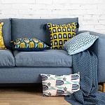 Чехол на подушку с двусторонним принтом и кисточками Ophelia Grove варинант исполнения - 6 | Loft Concept в Барнауле