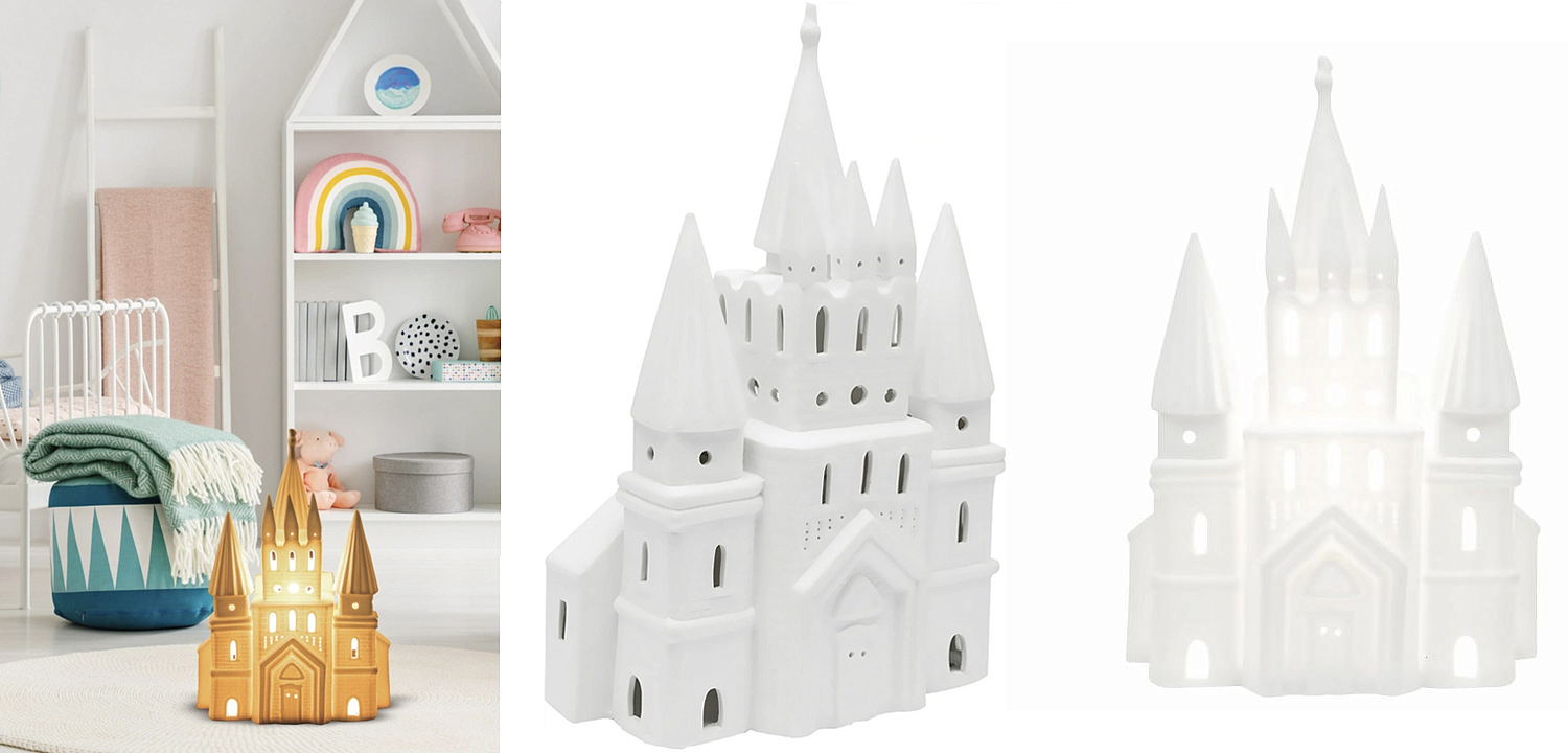 Настольная лампа для детей White castle Настольная лампа для детей White castle - Loft-Concept в Барнауле