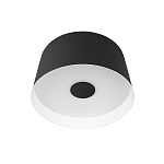 Потолочный светильник с цилиндрическим черным металлическим абажуром 20 Urban Dome варинант исполнения - 1 | Loft Concept в Барнауле