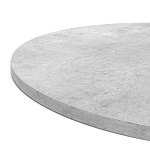 Стол обеденный с круглой светло-серой столешницей Harris Collection варинант исполнения - 5 | Loft Concept в Барнауле