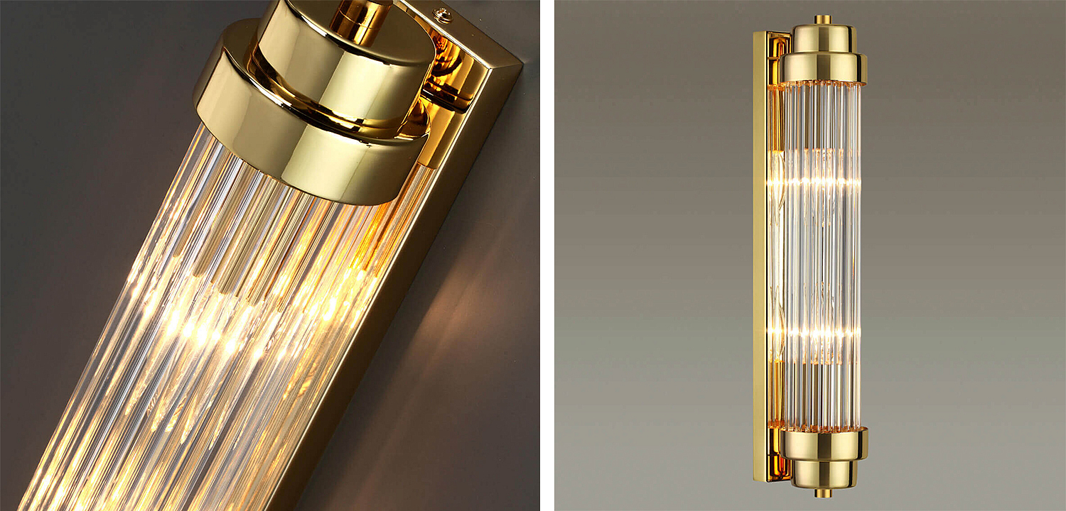 Бра Dirck Glass TUBE Sconce Gold Бра Dirck Glass TUBE Sconce Gold - Loft-Concept в Барнауле