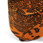 Пуф Wakonda Terracotta Tiger Mountain с Круглыми ножками  варинант исполнения - 1 | Loft Concept в Барнауле