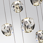 Люстра каскадня с 27-ю прозрачными шарообразными подвесами Bubbles Bocci варинант исполнения - 3 | Loft Concept в Барнауле