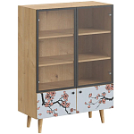 Витрина с изображением на дверцах Elise Cupboard варинант исполнения - 6 | Loft Concept в Барнауле