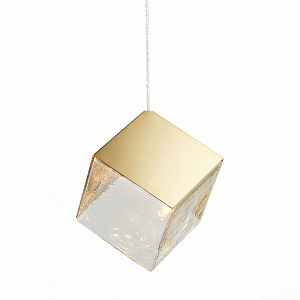 Подвесной светильник Lamp golden cube 