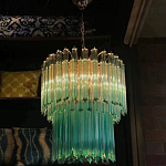 Дизайнерская люстра Blue Lagoon glass бирюзовое стекло  варинант исполнения - 4 | Loft Concept в Барнауле