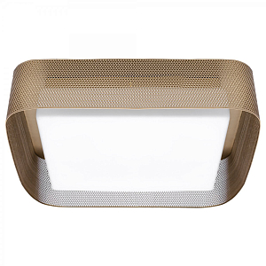 PRECISION Large Flush Mount Brass