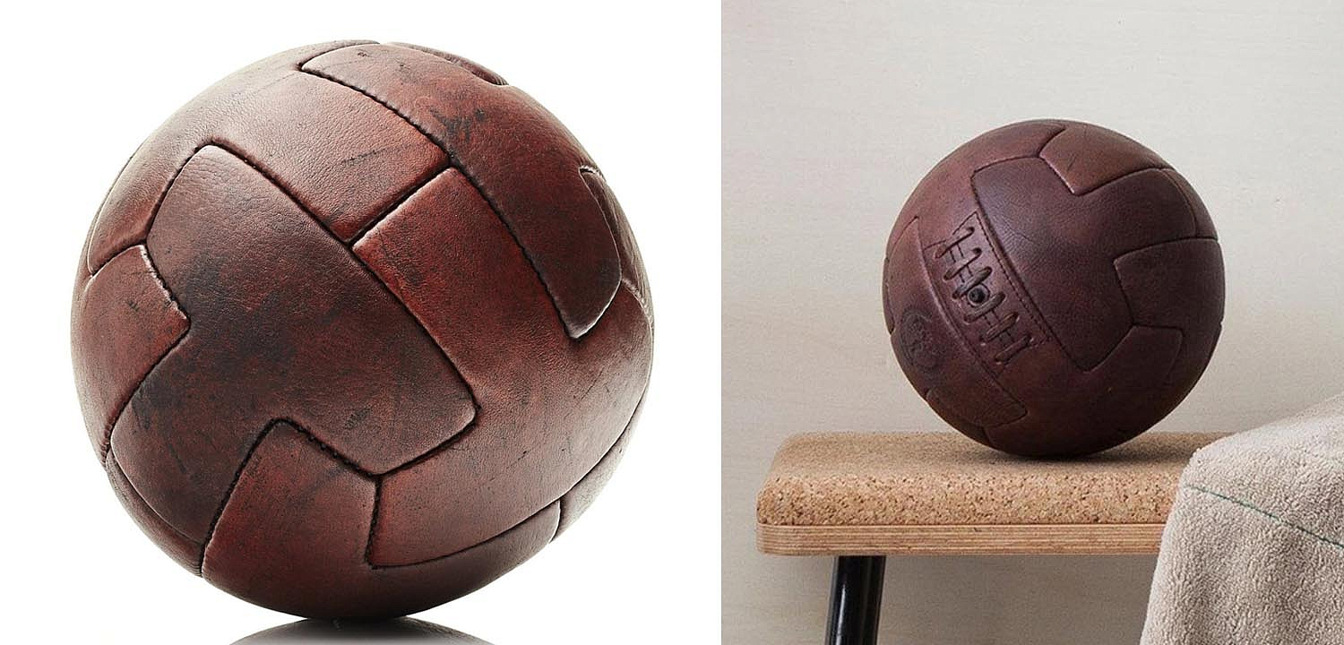 Футбольный Мяч из коричневой Кожи RETRO HERITAGE BROWN LEATHER T SOCCER BALL Футбольный Мяч из коричневой Кожи RETRO HERITAGE BROWN LEATHER T SOCCER BALL - Loft-Concept в Барнауле