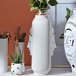 Ваза с золотисто-белыми фрагментами Faces of Imagination варинант исполнения - 9 | Loft Concept в Барнауле