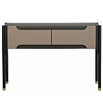 Консоль тёмно-коричневого цвета с 2-мя ящиками Gladstone варинант исполнения - 2 | Loft Concept в Барнауле