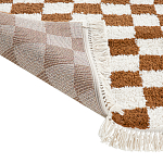 Ковер с шахматным принтом Chess Layout с эффектом шерсти варинант исполнения - 5 | Loft Concept в Барнауле