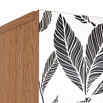 Шкаф с принтом Leaf bouquet варинант исполнения - 6 | Loft Concept в Барнауле