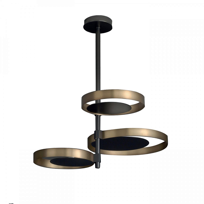Подвесной светильник VeniceM CIRCLE CEILING Латунь Черный Подвесной светильник VeniceM CIRCLE CEILING Латунь Черный в Барнауле | Loft Concept