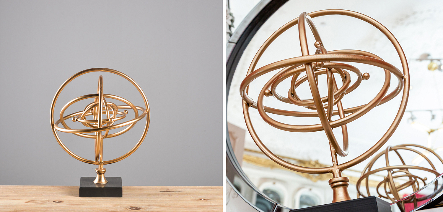 Статуэтка Sphere Sundial gold Статуэтка Sphere Sundial gold - Loft-Concept в Барнауле