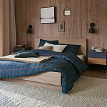 Черное матовое бра с декором под кожу Chestery варинант исполнения - 4 | Loft Concept в Барнауле