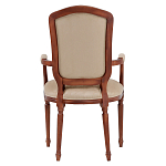 Стул с подлокотниками из натурального бука бежевый Solid Luxury варинант исполнения - 3 | Loft Concept в Барнауле