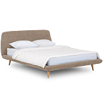 Кровать с мягким изголовьем Palmer Bed варинант исполнения - 16 | Loft Concept в Барнауле
