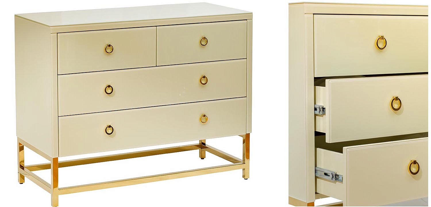 Комод в стиле модерн Marinella Beige Commode Бежевый Комод в стиле модерн Marinella Beige Commode Бежевый - Loft-Concept в Барнауле