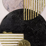 Панно декоративное с объемным эффектом Asymmetry варинант исполнения - 4 | Loft Concept в Барнауле