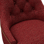 Мебельная ткань Шенилл бордовый цвет 138 см T4-23 варинант исполнения - 6 | Loft Concept в Барнауле