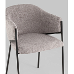 Стул Brace букле серый варинант исполнения - 2 | Loft Concept в Барнауле