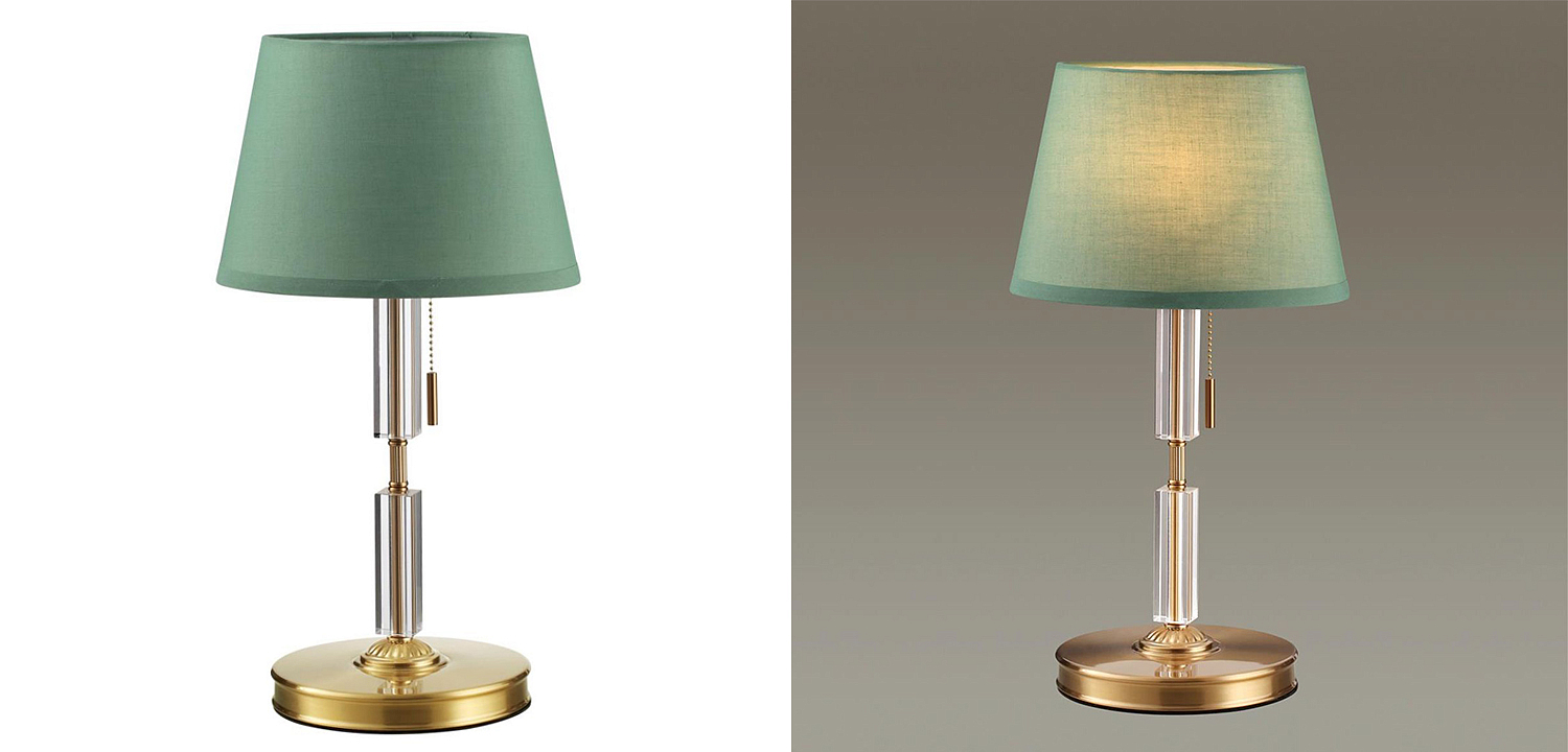 Настольная лампа Ramona Green Table Lamp Настольная лампа Ramona Green Table Lamp - Loft-Concept в Барнауле