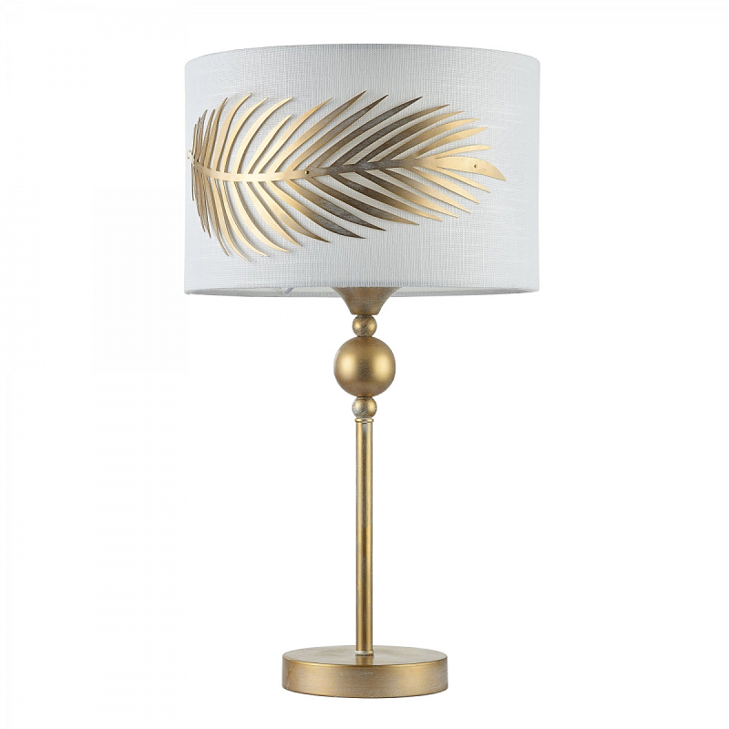 Настольная лампа Golden Feather Table lamp Белый Золотой Настольная лампа Golden Feather Table lamp Белый Золотой в Барнауле | Loft Concept